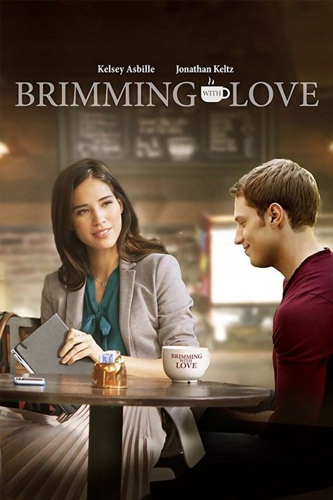 Brimming With Love is a 2018 PixL Network Original Movie starring Kelsey Asbille, Jonathan Keltz, George Newbern, Alexandra Metz, Zayne Emory, Gatlin Kate James and Japheth Gordon. Plot: Allie is an aspiring journalist who meets Sam, a coffee shop owner who plays matchmaker for his customers. Allie agrees to be matched but going though Sam's process causes her to see that her perfect match might just be the matchmaker himself. Genre: Family, Romance. Christmas Movies On Tv, Family Christmas Movies, Lifetime Movies, Christian Movies, Bridget Jones, Louise Hay, Hallmark Christmas Movies, We Movie, Hallmark Movies