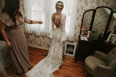 Custom Casablanca Bridal Wedding Dress: Style 2331 Ainsley + Boho Bell Sleeves / Blog / Casablanca Bridal Wedding Dresses Mermaid Trumpet, Boho Wedding Dresses, Wedding Dresses Mermaid, Western Wedding Dresses, Beach Bridal Gown, Dream Wedding Ideas Dresses, Dresses Mermaid, Dress Bohemian, Lace Bridal Gown