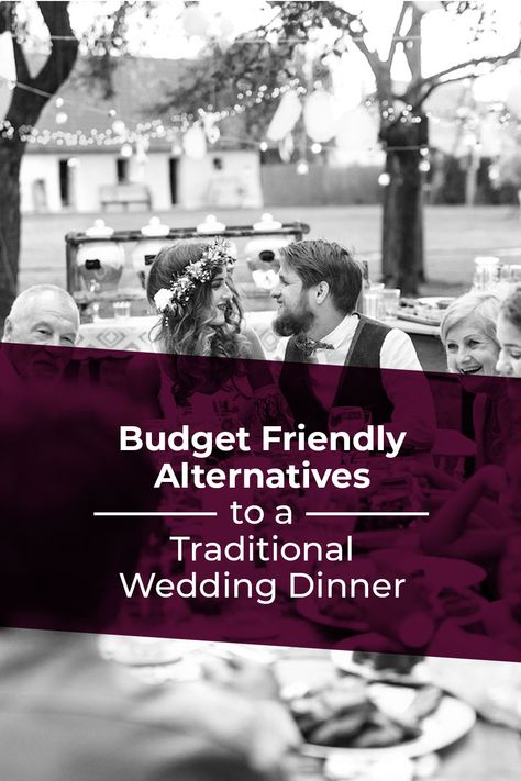 If the thought of having a traditional sit down dinner doesn’t agree with you, consider these cheap wedding reception alternatives. No Seated Dinner Wedding, Wedding Dinner Alternatives, Non Sit Down Wedding Reception, Cheap Wedding Meals, No Sit Down Dinner Wedding, No Dinner Wedding Reception, Non Traditional Wedding Reception Ideas, Casual Wedding Reception Ideas, Informal Wedding Reception