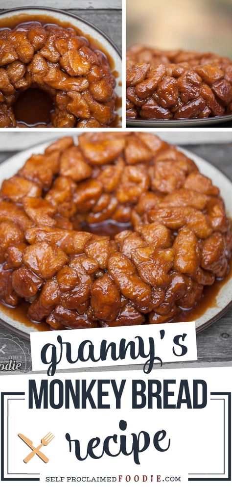 Monkey Bread Recipe From Scratch, Easy Monkey Bread Recipe, Biscuit Monkey Bread, Monkey Bread Recipe Easy, Marshmallow Recipes, Valentines Recipes, Salty Marshmallow, Recipes Spinach, Recipes Copycat