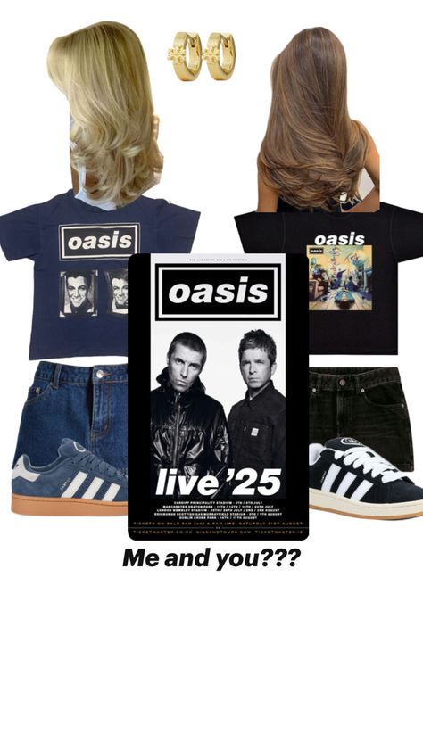 Oasis Outfit, Wallows Concert Outfit, Oasis Concert, Oasis Live, Reunion Outfit, Gig Outfit, Oasis Clothing, Concert Fits, Birthday Wishlist