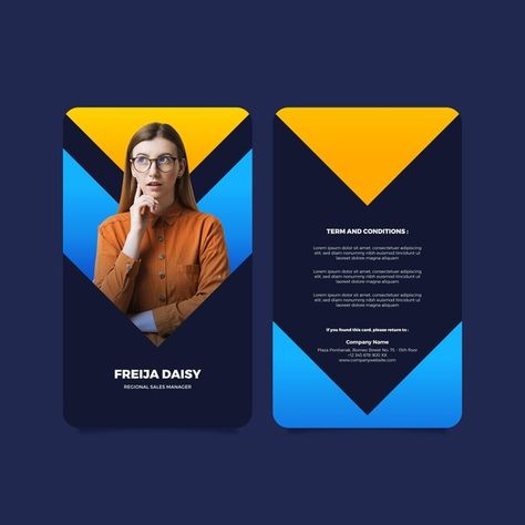 Modern Id Card Design, Id Card Design Creative, Id Card Photo, Id Card Design Template, Id Card Design, Identity Card Design, Employee Id Card, Cat Logo Design, Employees Card