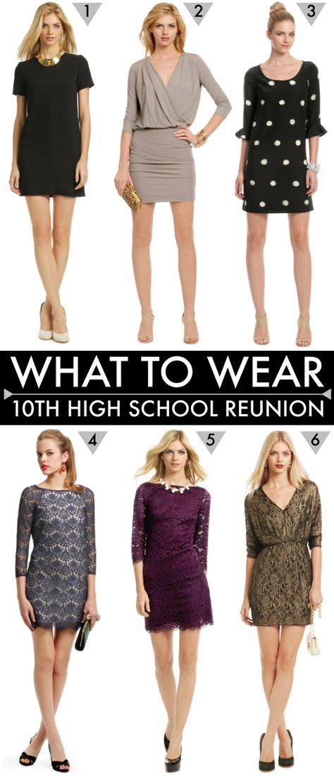 {what to wear to a high school reunion} School Reunion Outfit, High School Reunion Outfit, Reunion Dress, Reunion Outfit, College Reunion, Outfits Baggy, High School Reunion, School Reunion, Fur Clothing