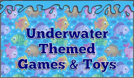 The Playful Otter: Underwater Themed Games Under The Sea Games For Kids, Otter Underwater, Under The Sea Games, Figure Ground, Shedd Aquarium, Jacques Cousteau, Shell Game, Underwater Theme, Executive Function