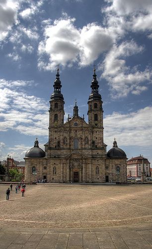 HDR shot of the St. Salvator Cathedral in Fulda, Hessen, Germany Hessen Germany, Gothic Cathedrals, Religious Architecture, Cathedral Church, Sacred Places, Place Of Worship, Beautiful Buildings, Germany Travel, Luxembourg