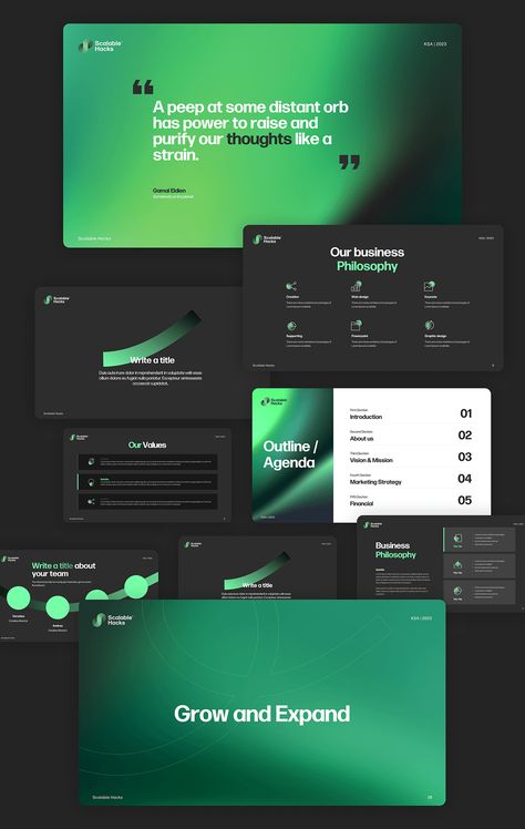 Agency PowerPoint Template | Presentation Temp :: Behance Slideshow Design, Best Presentation Templates, Presentation Slides Design, Presentation Deck, Presentation Design Layout, Slides Design, Project Presentation, Powerpoint Design Templates, Powerpoint Presentation Design