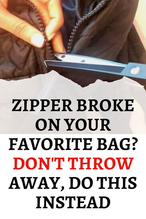 How to Fix Broken Zipper on Bag How To Repair Zipper On Bag, Fix A Zipper On A Bag, How To Replace A Zipper, How To Fix A Zipper On A Bag, Zipper Fix Hacks, How To Fix A Zipper That Splits, How To Fix A Broken Zipper, Broken Zipper Fix Diy, How To Fix A Zipper