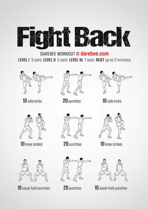 Fight Back Workout Martial Art Exercises, Mma Women Workout, Martial Arts Workout Exercises, Martial Arts Exercises, Boxer Workout, Boxing Workout Routine, Fighter Workout, Boxing Training Workout, Superhero Workout