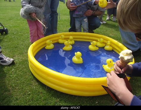 Hook a Duck Stall summer village fete Cowpie Rally Betchworth Surrey uk fetes Stock Photo - Alamy Hook A Duck, Fete Ideas, Village Fete, 20th Birthday Party, Surrey England, Summer Fair, A Duck, 20th Birthday, Wedding Games