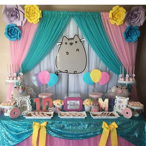 Carousell - Snap to List, Chat to Buy Pusheen Birthday Party, Birthday Pusheen, Pusheen Birthday, Cat Themed Parties, Party Image, Birthday Party Images, 25th Birthday Parties, Budget Party, Cat Birthday Party