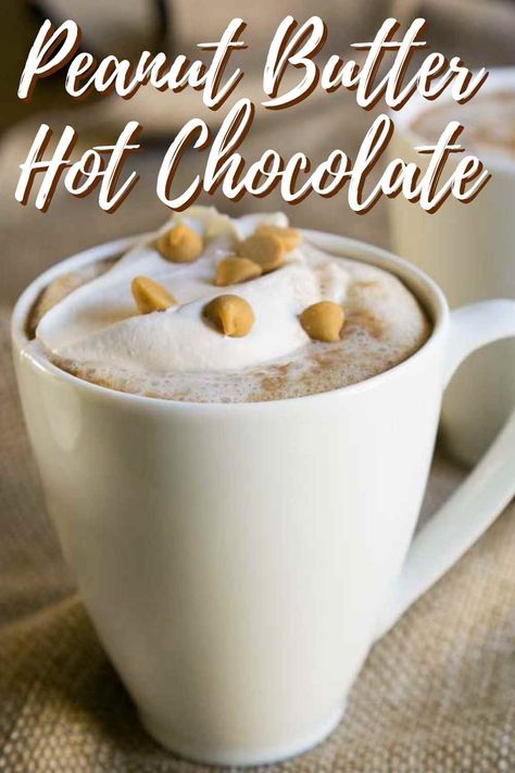 Peanut Butter Hot Chocolate, Hot Drinks Recipes, Diy Easy Recipes, Hot Chocolate Drinks, Winter Treats, Chocolate Caliente, Chocolate Chocolate, Winter Drinks, Hot Chocolate Recipes