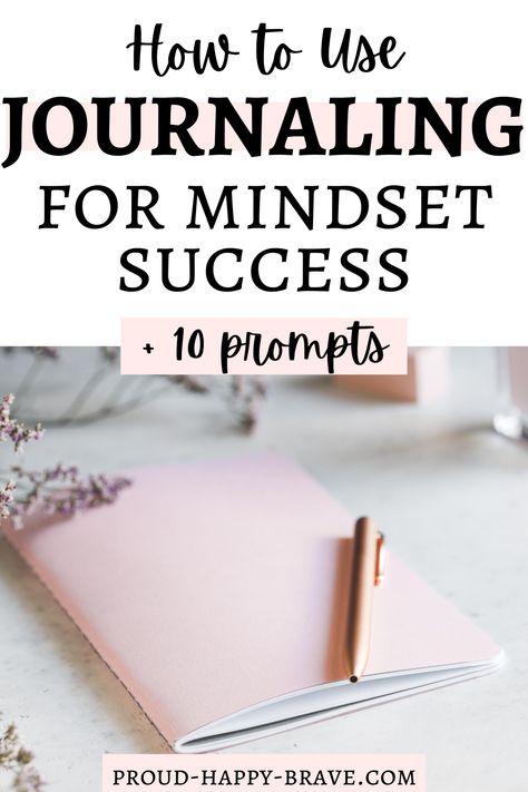 Journaling For Success, Success Journal, Journal Prompts For Positive Mindset, Journal Prompts For Setting Goals, Journal Prompts For Growth Mindset, Journal Prompts For A Better Mindset, What Makes You Laugh, Healthy Mindset, Writing Therapy