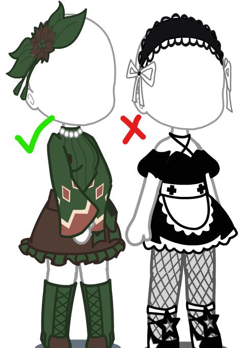 Maid Outfit Gacha Life, Gacha Outfit, Village People, Gacha Ideas, Maid Outfit, Club Design, Gacha Club, Gacha Life, Hairstyles