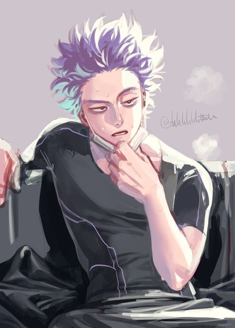 Shinso Mha Fanart, Hot Shinsou Fanart, Anime Hairstyles Male, Anime Akatsuki, Anime Hair, Comic Heroes, My Hero Academia Manga, Funny Anime Pics, Izuku Midoriya