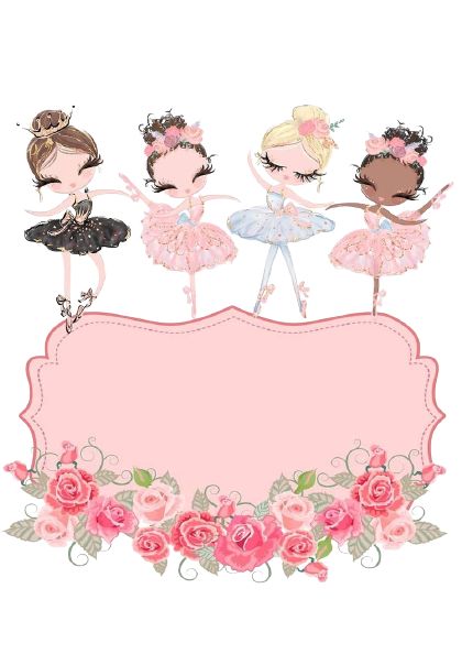 Ballet Illustration, رسم كاريكاتير, Ballet Birthday, Ballerina Birthday Parties, Ballerina Art, Ballerina Party, Ballerina Birthday, Flowery Wallpaper