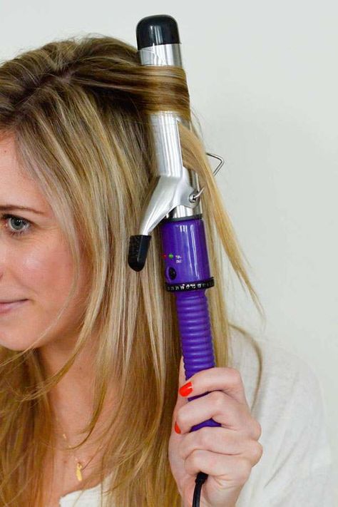 Everything You Need to Know About Your Curling Iron - The Everygirl Curling Iron Tutorial, Waves With Curling Iron, Tresemme Keratin Smooth, Voluminous Waves, Good Curling Irons, Automatic Curling Iron, Hair Curl, Barrel Curling Iron, Wavy Curls