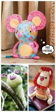 sewing toys patterns Free Patterns For Toys, Free Softie Sewing Patterns, Free Stuffy Sewing Patterns, Stuffed Toys Patterns Free Sewing, Free Hand Sewing Patterns, Stuffed Mouse Pattern Free Sewing, Softies Patterns Free, Mouse Pattern Free Sewing, Free Mouse Sewing Pattern