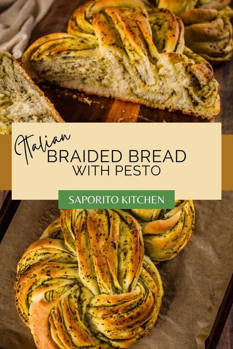 Braided Italian Bread, Savory Bread Loaf Recipes, Savory Braided Bread, Flavorful Bread Recipes, Gourmet Bread Recipes, Homemade Braided Bread, Hand Kneaded Bread Recipes, Christmas Bread Recipes Gift Ideas, Flavoured Bread Recipes