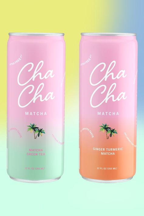 Cha Cha Matcha Just Released the Pastel Canned Matcha Drinks of Your Dreams Matcha Drinks, Matcha Drink, Drinks Packaging Design, Colour Set, Drinks Brands, Skincare Packaging, Drinks Design, Japanese Graphic Design, Tea Packaging