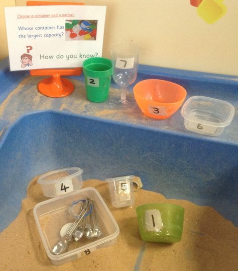 Lovely idea from Deborah Fletcher Numeracy Activities, Preschool Science Activities, Math Measurement, Kindergarten Math Activities, Preschool Class, Fine Motor Skills Activities, Motor Skills Activities, Math Activities Preschool, Preschool Science