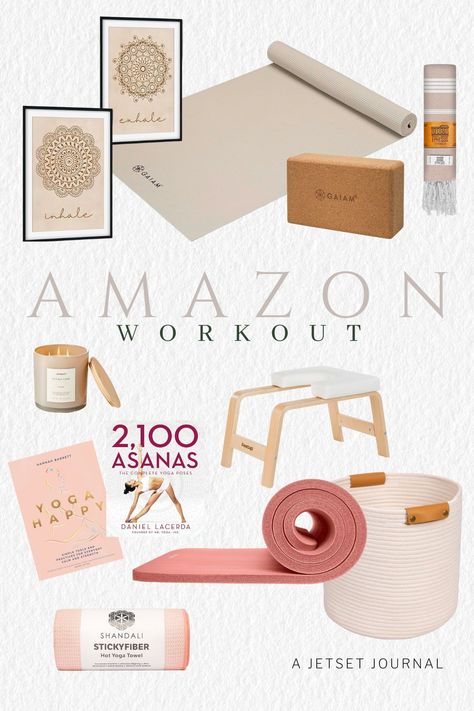 Ready to find your zen right in the comforts of your home? We're here to help you discover the perfect yoga setup! Dive into the world of yoga workout essentials and get inspired to build your own at-home yoga studio. Plus, beginners – don't worry! We got you covered too. Best Items On Amazon, Workout Sets Outfit, Women Gym Outfits, Trendy Workout Outfits, Women's Wardrobe Essentials, Fall Fitness, Home Setup, Yoga Essentials, Cute Workout Outfits