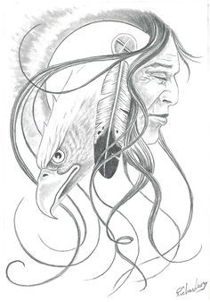 Dreamcatcher Drawing, Dream Catcher Drawing, Native American Tattoo Designs, Indian Drawing, Native American Drawing, Native American Tattoo, Good Dreams, Native American Tattoos, Eagle Drawing