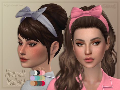 Headband with a big bow on top. Found in TSR Category 'Sims 4 Female Hats' Mods Sims 4, Cc Shopping, Cc Hats, Sims 4 Toddler, Sims4 Clothes, Sims Hair, Sims 4 Mods Clothes, Baby Hair Bows, Hair Setting