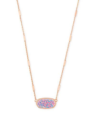 Cute Kendra Scott Necklace, Barbie Kendra Scott, Preppy Jewlery, Necklaces Kendra Scott, Preppy Accessories, Preppy Things, Jewelry Kendra Scott, Rose Gold Pendant Necklace, Preppy Jewelry