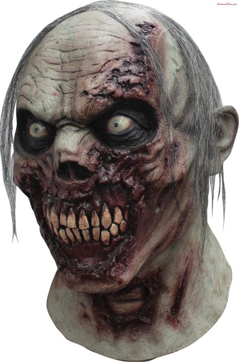 Furious Walker Mask #Ad Makeup Zombie, Zombie Mask, Walking Dead Zombies, Halloween Costume Mask, Zombie Walk, Horror Masks, Scary Mask, Halloween Zombie, Halloween Tattoo