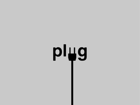 Plug Logo Design, Plug Logo, Staff Development, Logotype Typography, Marketing Presentation, Bar Interior Design, English Worksheets For Kids, Artwork Ideas, Logotype Design