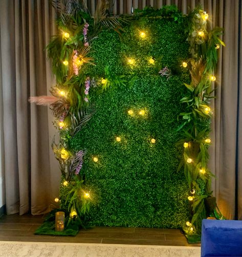 Backdrop, green wall, hedge wall, festoon lights, photo zone, event decor Hedge Wall, Festoon Lights, Photo Zone, Festoon Lighting, Green Wall, Hedges, Corporate Events, Event Decor, Lighting