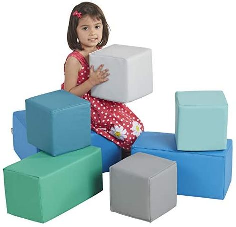 Amazon.com: ECR4Kids Softzone Foam Big Building Blocks, Soft Play For Kids (7-Piece Set), Big Blocks, Contemporary: Industrial & Scientific Foam Building Blocks, Preschool Learning Toys, Play For Kids, Baby Learning Toys, Soft Blocks, Big Building, Learning Toys For Toddlers, Stacking Blocks, Foam Blocks