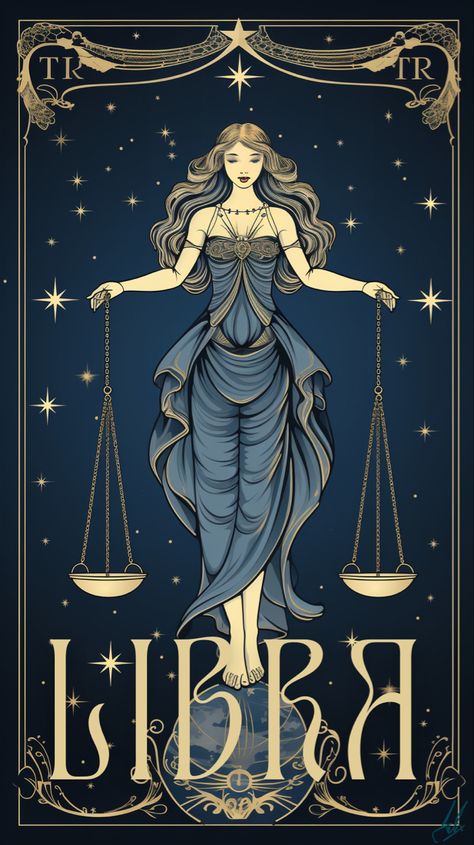 Libra is an Air sign and belongs to the Cardinal modality. This combination gives Librans qualities of intellect, communication, and the drive to initiate and lead. Libra Scales Art, Libra Party Ideas, Libra Art Goddesses, Equity Art, Zodiac Libra Art, Libra Drawing, Libra Illustration, Libra Zodiac Art, Libra Goddess