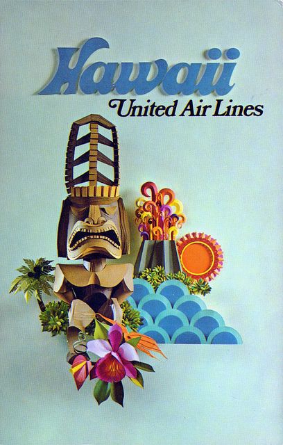 hawaii united airlines | Flickr - Photo Sharing!Airport Taxi Cab 651 452-9000. Eagan MN company specializing in Taxi Cabs rides to the Minneapolis/St. Paul Airport (MSP Airport) Vintage Airline Posters, United Air, Hawaii Vintage, Hawaiian Decor, Tiki Mask, Vintage Airlines, Tiki Room, Retro Travel Poster, Vintage Hawaii