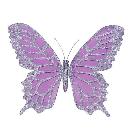 13 in. Translucent Purple Butterfly w/Silver Glitter/Hanger Lavender Butterfly, Toy Story Party, Lilo Stitch, Spring Is Here, Purple Butterfly, Lilo And Stitch, Silver Glitter, Toy Story, Artificial Flowers