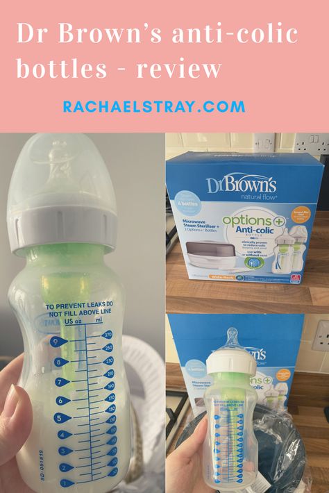 Dr Brown's anti-colic baby bottles - review (AD) - Rachael's Thoughts Dr Brown Bottles, Dr Browns Baby Bottles, Anti Colic Bottles, Dr Brown, Colic Baby, Bottle Sterilizer, Dr Browns, Brown Bottles, Brown Babies