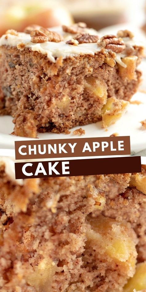 Buttermilk Apple Coffee Cake, Apple Crunch Cake Recipe, Apple Butter Sheet Cake, Apple Pecan Spice Cake, Apple Butter Cake Easy, Apple Cake Made With Box Cake, Apple Snack Cake, Apple Butter Cake Recipe, Apple Cake With Cream Cheese Frosting