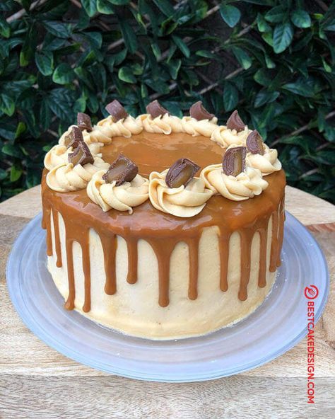 50 Caramel Cake Design (Cake Idea) - October 2019 Caramel Decorations For Cakes, Vanilla Cake Design Ideas, Chocolate Caramel Cake Decoration, Caramel Cake Decoration Ideas, Caramel Cake Aesthetic, Caramel Cake Design, Caramel Cake Design Ideas, Caramel Cake Decoration, Carmel Cake