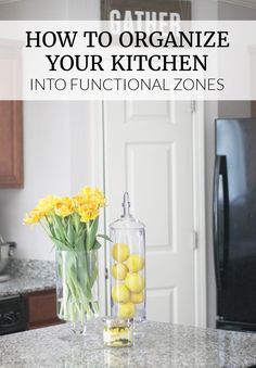 Does your kitchen work for you? See how I re-organized into zones that make cooking & cleaning more organized for our family! Breakfast Cabinet, Kitchen Zones, Polished Habitat, Gray Kitchens, Kids Bedroom Storage, Diy Beach Decor, Kitchen Planning, Organize Kitchen, Organizing Life