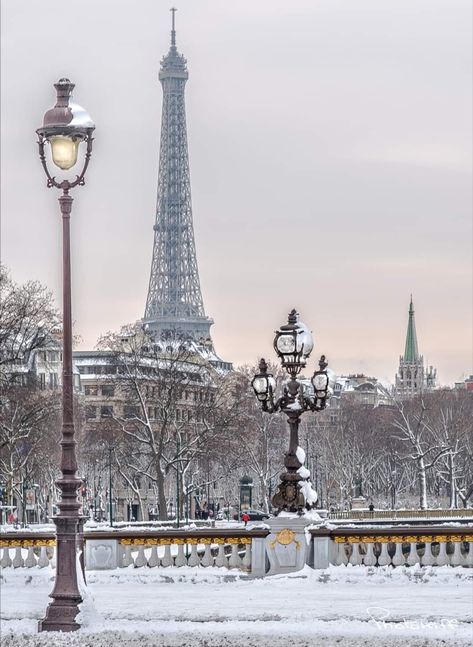 Eiffel Tower Pictures, Paris Tour Eiffel, Paris Wallpaper, Parisian Life, Voyage Europe, Paris Photography, Paris Photo, Winter Scenery, Winter Wallpaper