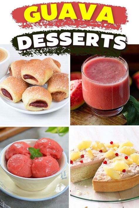 Guava Desserts Easy, Guava Flan Recipe, Recipes With Guava, Guava Popsicles, Guava Aesthetic, Desserts Easy Recipes, Guava Desserts, Fruit Deserts, Guava Pastry