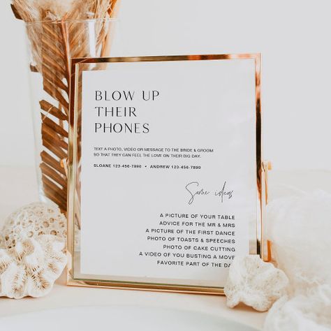 Blow Up Their Phone Wedding, Luau Party Crafts, Wedding I Spy, Esthetician Supplies, Cocktail Hour Decor, First Dance Photos, Wedding Reception Games, Game Wedding, Modern Script Font