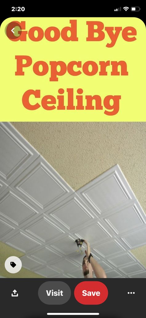 Popcorn Ceiling, Billings Mt, Basement Ceiling, Good Bye, Diy Home Repair, Home Upgrades, Updating House, Room Remodeling, Home Repairs