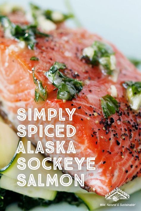 Grab your favorite herbs and spice up this simple Alaska sockeye dish for your next meal. Sockeye Salmon Recipes, Sockeye Salmon, Salmon Seasoning, Salmon Dishes, Best Dinner Recipes, Salmon Recipes, Main Dish Recipes, Grilling Recipes, Fish Recipes