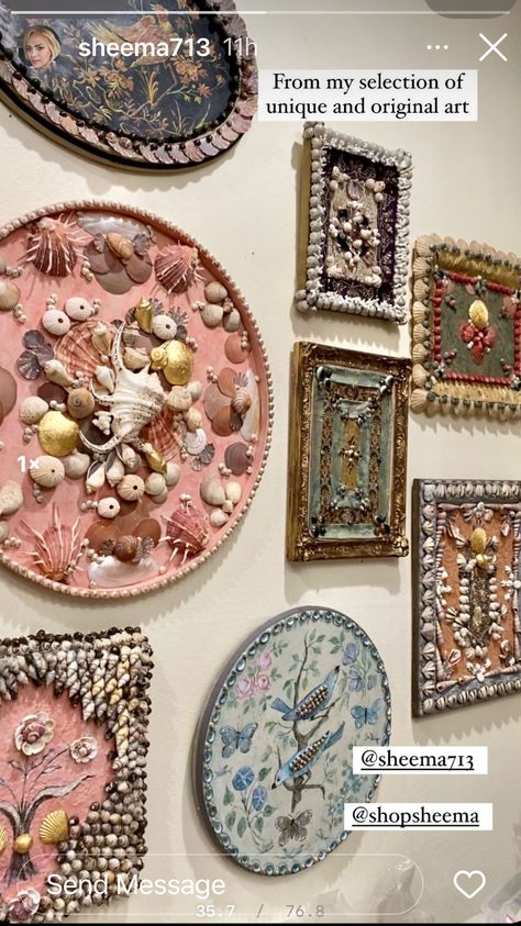 Framed Shells, Shells In Frame, Shell Frame Diy, Sea Shell Mosaic, Frame Seashells, Victorian Shell Art, Vintage Shell Art, She’ll Mosaic, Seashell Display