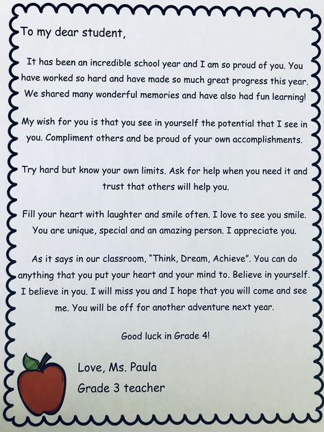 Letters To Students From Teacher Goodbye, Message From Teacher To Student End Of Year, Teachers Letter To Parents, End Of School Year Letter To Students, Goodbye Message To Students, End Of Year Teacher Notes To Students, Teacher Notes To Students End Of Year, Last Day Of School Letter To Students, Letter For Students From Teacher