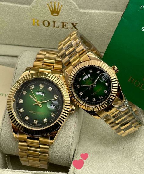 Couple Watches Set, Eagle Wallpaper, Neck Pieces Jewelry, Luxurious Fashion, Watches Rolex, Rolex Watches For Men, Gold Rolex, Belt Gold, Couple Watch