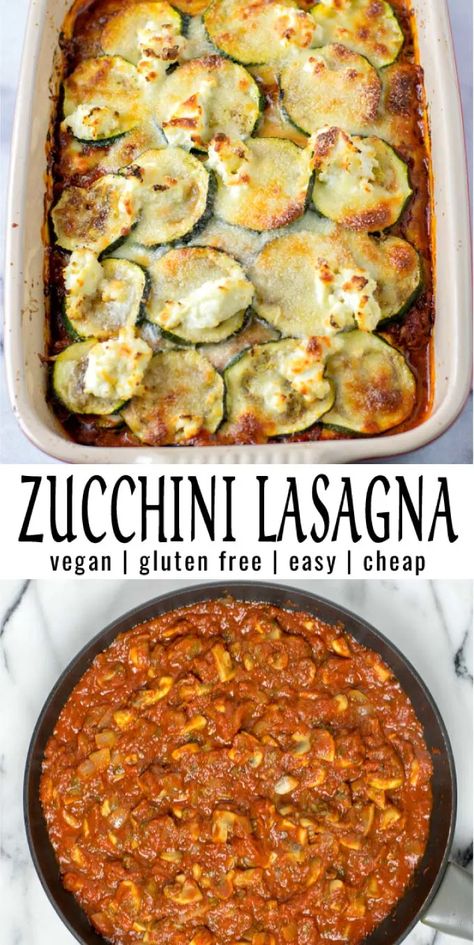 Lasagna Zucchini, Lasagna Vegan, Recipe Lasagna, Lasagna Recipe With Ricotta, Low Carb Lasagna, Easy Lasagna Recipe, Vegan Lasagna, Zucchini Lasagna, Boiled Egg Diet Plan