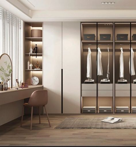 Scandi Walk In Wardrobe, Modern Luxury Wardrobe Design, Modern Walk In Wardrobe, Closet Offices, Amazing Interior Design, Black Closet, Dressing Room Decor, Dressing Room Closet, Dream Closet Design