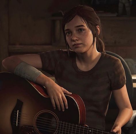 Ellie Williams, Last Of Us, A Woman, Guitar